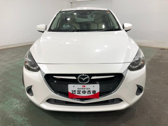 デミオ13S Lパッケージ 走行93224キロ/車検整備付/MT一年保証・走行距離無制限走行93224キロ 車検整備付 フルセグナビ ブルートゥース DVD サイドエアバック オートライト LEDヘッドライト アイドリングストップ(埼玉県)の中古車