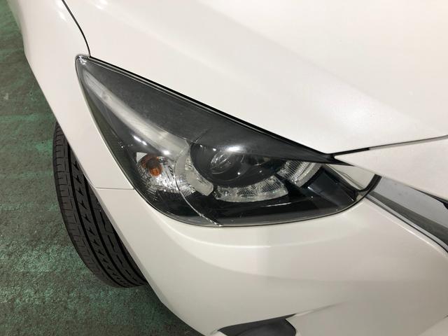 デミオ13S Lパッケージ 走行93224キロ/車検整備付/MT一年保証・走行距離無制限走行93224キロ 車検整備付 フルセグナビ ブルートゥース DVD サイドエアバック オートライト LEDヘッドライト アイドリングストップ(埼玉県)の中古車