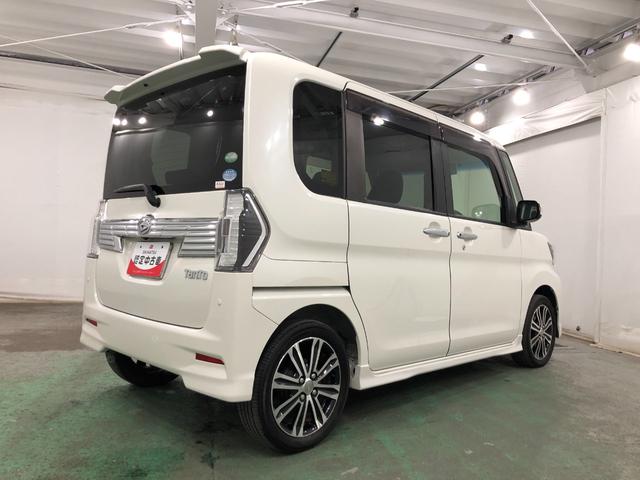 タントカスタムＲＳ　トップエディションＳＡ３　走行５７７０９キロ一年保証・走行距離無制限走行５７７０９キロ　車検整備付　タイヤ４本交換　フルセグナビ　ブルートゥース　バックカメラ　ＥＴＣ　オートライト　ＬＥＤヘッドライト　シートヒーター　両側電動スライドドア（埼玉県）の中古車