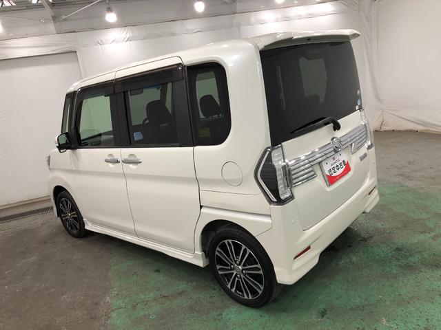 タントカスタムＲＳ　トップエディションＳＡ３　走行５７７０９キロ一年保証・走行距離無制限走行５７７０９キロ　車検整備付　タイヤ４本交換　フルセグナビ　ブルートゥース　バックカメラ　ＥＴＣ　オートライト　ＬＥＤヘッドライト　シートヒーター　両側電動スライドドア（埼玉県）の中古車