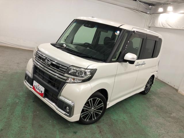 タントカスタムＲＳ　トップエディションＳＡ３　走行５７７０９キロ一年保証・走行距離無制限走行５７７０９キロ　車検整備付　タイヤ４本交換　フルセグナビ　ブルートゥース　バックカメラ　ＥＴＣ　オートライト　ＬＥＤヘッドライト　シートヒーター　両側電動スライドドア（埼玉県）の中古車