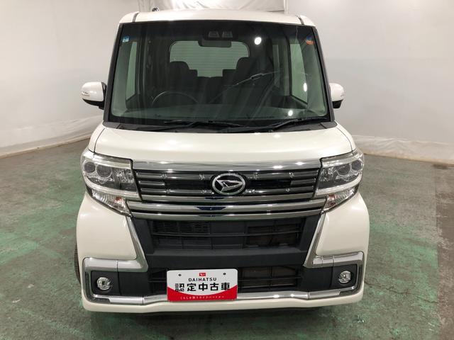 タントカスタムＲＳ　トップエディションＳＡ３　走行５７７０９キロ一年保証・走行距離無制限走行５７７０９キロ　車検整備付　タイヤ４本交換　フルセグナビ　ブルートゥース　バックカメラ　ＥＴＣ　オートライト　ＬＥＤヘッドライト　シートヒーター　両側電動スライドドア（埼玉県）の中古車