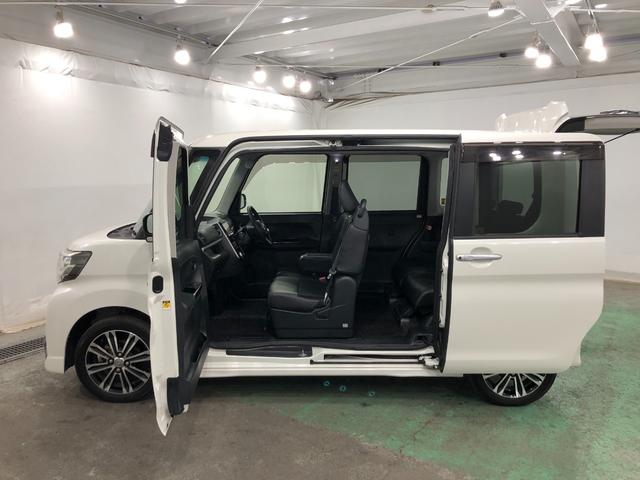 タントカスタムＲＳ　トップエディションＳＡ３　走行５７７０９キロ一年保証・走行距離無制限走行５７７０９キロ　車検整備付　タイヤ４本交換　フルセグナビ　ブルートゥース　バックカメラ　ＥＴＣ　オートライト　ＬＥＤヘッドライト　シートヒーター　両側電動スライドドア（埼玉県）の中古車