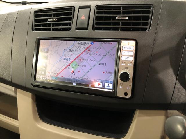 ムーヴＸ　ＳＡ　走行１００４７６キロ／車検整備付／ナビ／ＥＴＣ一年保証・走行距離無制限走行１００４７６キロ　車検整備付　フルセグナビ　ブルートゥース　バックカメラ　オートライト　アイドリングストップ　ベンチシート（埼玉県）の中古車