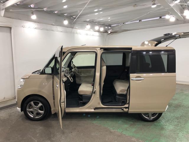 ムーヴキャンバスXリミテッド SAII 走行33136キロ/車検整備付/ナビ一年保証・走行距離無制限走行33136キロ 車検整備付 ワンセグナビ ETC オートライト アイドリングストップ 両側電動スライドドア(埼玉県)の中古車