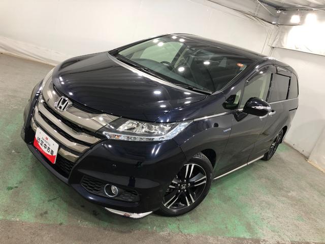 オデッセイハイブリッドハイブリッドアブソルート・ホンダセンシングＥＸパック一年保証・走行距離無制限　走行３１０６４キロ　車検整備付　フルセグナビ　ブルートゥース　バックカメラ　後席モニター　ＥＴＣ　クリアランスソナー　オートライト　ＬＥＤヘッドライト　両側電動スライドドア（埼玉県）の中古車