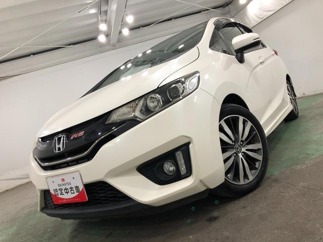 フィットＲＳ　軽雹害／走行６３５６２キロ／ワンセグナビ／バックカメラ１年保証距離無制限　走行距離６３５６２キロ　ワンセグナビ　バックカメラ　ブルートゥース　純正マット　助手席エアバッグ　ＬＥＤヘッドランプ　電動格納式ドアミラー（埼玉県）の中古車