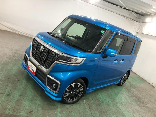 スペーシアカスタムハイブリッドＸＳターボ　車検整備付　走行１８１４６キロ１年保証距離無制限　ＣＤＵＳＢチューナー　純正マット　サイドエアバッグ　ＬＥＤヘッドランプ　アイドリングストップ　シートヒーター　両側電動スライドドア　電動格納式ドアミラー（埼玉県）の中古車