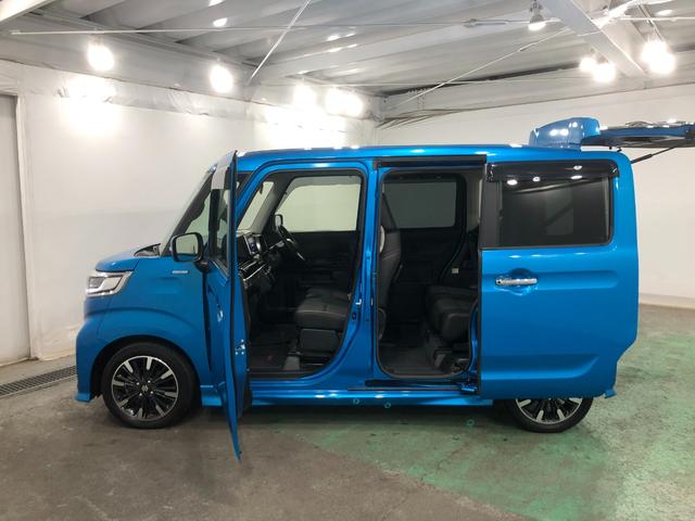 スペーシアカスタムハイブリッドＸＳターボ　車検整備付　走行１８１４６キロ１年保証距離無制限　ＣＤＵＳＢチューナー　純正マット　サイドエアバッグ　ＬＥＤヘッドランプ　アイドリングストップ　シートヒーター　両側電動スライドドア　電動格納式ドアミラー（埼玉県）の中古車