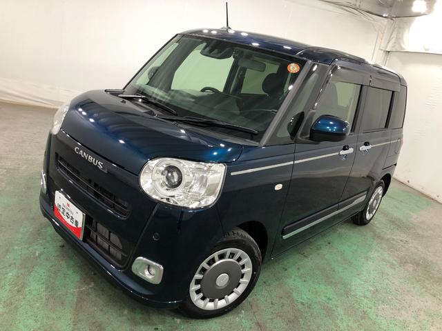 ムーヴキャンバスセオリーGターボ 走行3850キロ/修復歴/ナビ/ドラレコ一年保証・走行距離無制限走行3850キロ フルセグナビ ブルートゥース バックカメラ ドラレコ クリアランスソナー オートライト LEDヘッドライト シートヒーター 両側電動スライドドア(埼玉県)の中古車