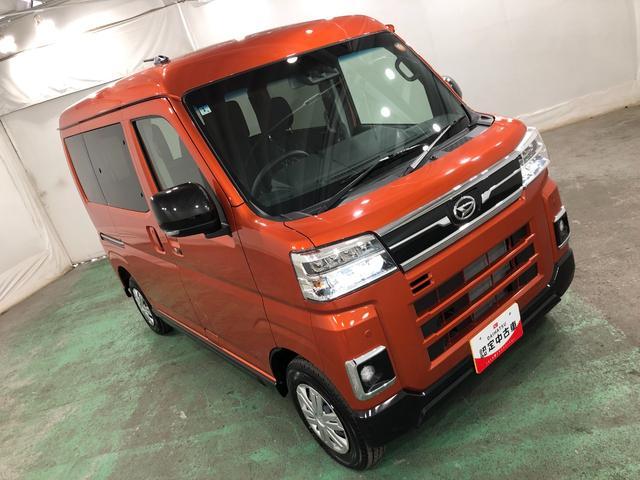 アトレーＲＳ　走行２７キロ　ターボ　クルコン　ＬＥＤヘッドライト１年保証・走行距離無制限　新車保障継承　走行２７キロ　プッシュスタートエンジン　運転席助手席エアバック　オートライト　クルーズコントロール　クリアランスソナー　ＬＥＤヘッドライト　両側電動スライドドア（埼玉県）の中古車