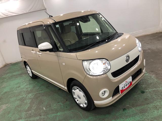 ムーヴキャンバスＧホワイトアクセントＶＳ　ＳＡIII　走行２８３０４キロ一年保証・走行距離無制限走行２８３０４キロ　車検整備付　フルセグナビ　全周囲カメラ　ＥＴＣ　ブルートゥース　オートライト　ＬＥＤヘッドライト　シートヒーター　両側電動スライドドア（埼玉県）の中古車