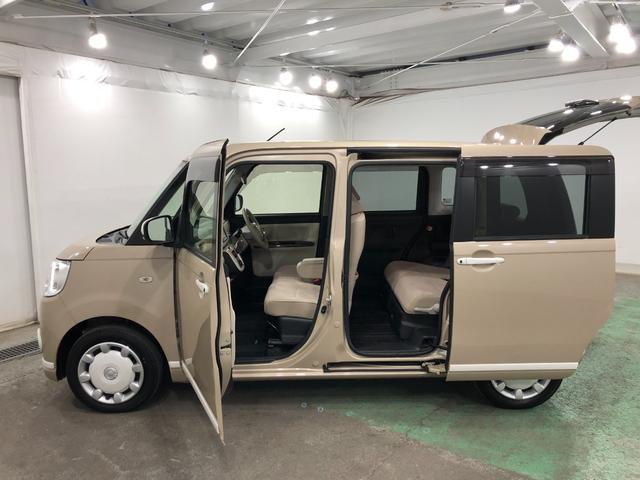 ムーヴキャンバスＧホワイトアクセントＶＳ　ＳＡIII　走行２８３０４キロ一年保証・走行距離無制限走行２８３０４キロ　車検整備付　フルセグナビ　全周囲カメラ　ＥＴＣ　ブルートゥース　オートライト　ＬＥＤヘッドライト　シートヒーター　両側電動スライドドア（埼玉県）の中古車