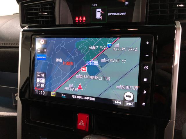 トールカスタムＧ　４ＷＤ／走行４３８９８キロ／後席モニター／ナビ１年保証距離無制限　走行距離４３８９８キロ　フルセグナビ　パノラマモニター　ドラレコ　後席モニター　純正マット　ＬＥＤヘッドランプ　アイドリングストップ　シートヒーター　両側電動スライドドア（埼玉県）の中古車