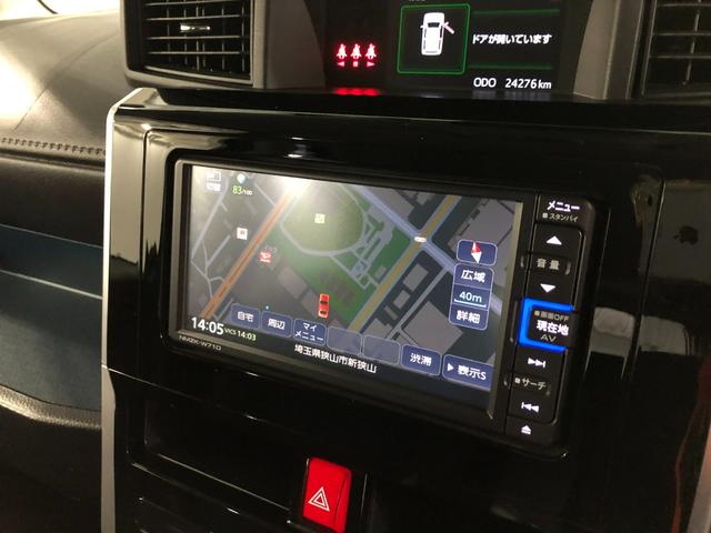 トールカスタムＧ　ターボ　走行２４２７６キロ／純正ナビ／ドラレコ１年保証距離無制限　走行距離２４２７６キロ　純正フルセグナビ　バックカメラ　ドラレコ　純正マット　ＬＥＤヘッドランプ　アイドリングストップ　両側電動スライドドア　オート格納式ドアミラー　キーフリー（埼玉県）の中古車