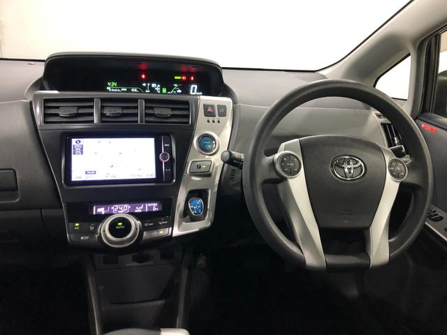 プリウスアルファS Lセレクション 車検整備付/走行53462キロ/ナビ1年保証距離無制限 走行距離53462キロ フルセグナビ バックカメラ ブルートゥース 純正マット サイドエアバッグ オートライト プッシュボタンスタート(埼玉県)の中古車