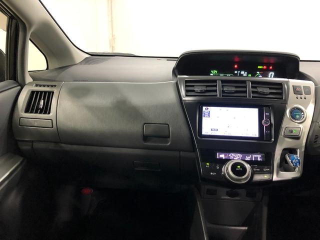 プリウスアルファS Lセレクション 車検整備付/走行53462キロ/ナビ1年保証距離無制限 走行距離53462キロ フルセグナビ バックカメラ ブルートゥース 純正マット サイドエアバッグ オートライト プッシュボタンスタート(埼玉県)の中古車