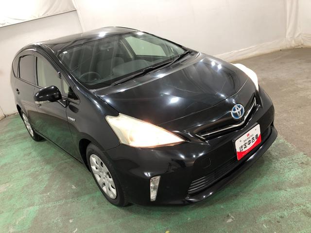 プリウスアルファS Lセレクション 車検整備付/走行53462キロ/ナビ1年保証距離無制限 走行距離53462キロ フルセグナビ バックカメラ ブルートゥース 純正マット サイドエアバッグ オートライト プッシュボタンスタート(埼玉県)の中古車