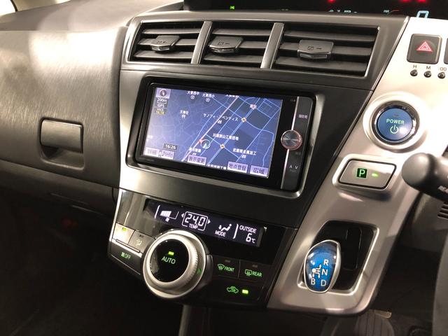 プリウスアルファS Lセレクション 車検整備付/走行53462キロ/ナビ1年保証距離無制限 走行距離53462キロ フルセグナビ バックカメラ ブルートゥース 純正マット サイドエアバッグ オートライト プッシュボタンスタート(埼玉県)の中古車