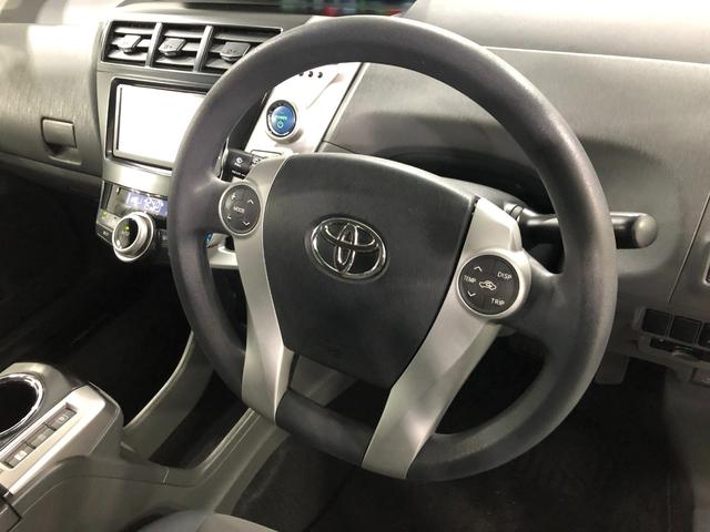 プリウスアルファS Lセレクション 車検整備付/走行53462キロ/ナビ1年保証距離無制限 走行距離53462キロ フルセグナビ バックカメラ ブルートゥース 純正マット サイドエアバッグ オートライト プッシュボタンスタート(埼玉県)の中古車