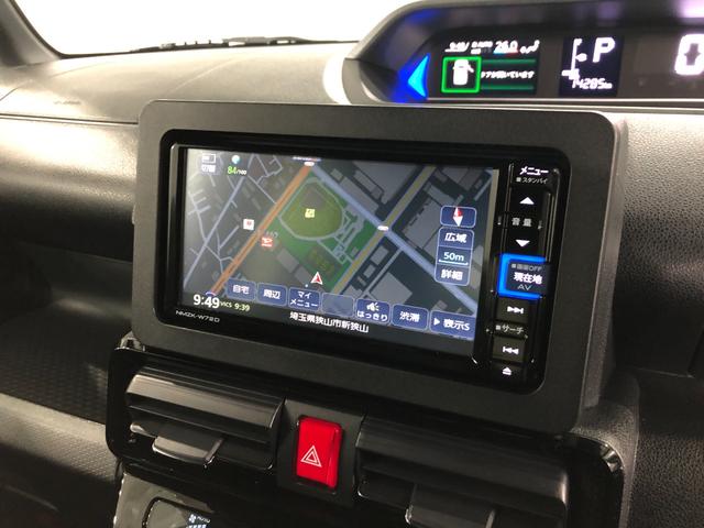 タントカスタムＸ　走行１４２８５キロ／ナビ／ドラレコ／ＥＴＣ一年保証・走行距離無制限走行１４２８５キロ　フルセグナビ　バックカメラ　ドラレコ　ＥＴＣ　クリアランスソナー　オートライト　ＬＥＤヘッドライト　シートヒーター　両側電動スライドドア（埼玉県）の中古車