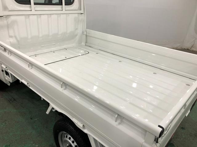 ハイゼットトラックスタンダード　ＭＴ車／走行５７４６キロ／クリアランスソナー１年保証距離無制限　走行距離５７４６キロ　ＦＭＡＭラジオ　純正フロアマット　クリアランスソナー　オートライト　アイドリングストップ（埼玉県）の中古車