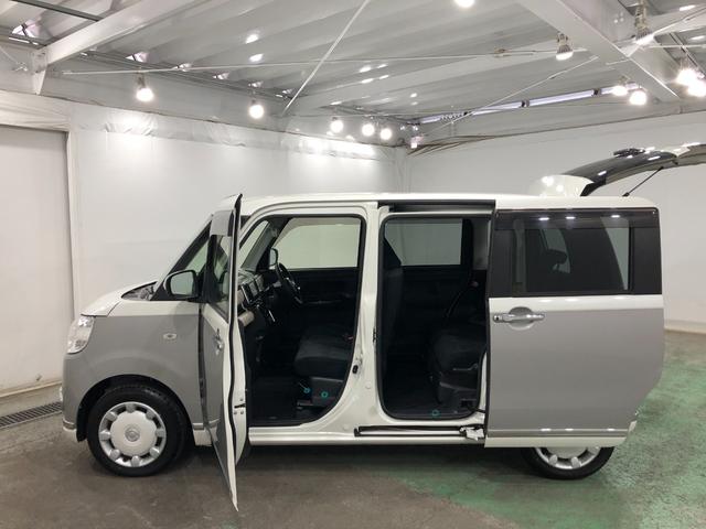 ムーヴキャンバスＸブラックインテリアリミテッド　ＳＡ３　車検整備付　ナビ一年保証・走行距離無制限　走行４００６７キロ　サイドエアバック　クリアランスソナー　オートマチックハイビーム　オートライト　ベンチシート　両側電動スライドドア（埼玉県）の中古車