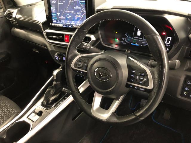 ロッキープレミアムG HEV 走行44420キロ/ナビ/ドラレコ1年保証距離無制限 走行距離44420キロ 純正フルセグナビ パノラマモニター ドラレコ 純正マット サイドエアバッグ LEDヘッドランプ アイドリングストップ シートヒーター オート格納式ドアミラー(埼玉県)の中古車