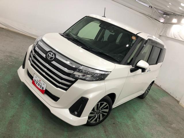 ルーミーカスタムG 走行7233キロ/純正9型フルセグナビ/ドラレコ1年保証距離無制限 走行距離7233キロ 純正フルセグナビ バックカメラ ドラレコ 純正マット LEDヘッドランプ アイドリングストップ 両側電動スライドドア オート格納式ドアミラー キーフリー(埼玉県)の中古車