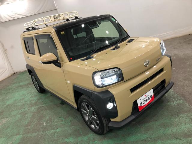 タフトGターボ 走行32275キロ/車検整備付/ルーフキャリア一年保証・走行距離無制限走行32275キロ 車検整備付 フルセグナビ 全周囲カメラ ドラレコ クリアランスソナー LEDヘッドライト シートヒーター(埼玉県)の中古車