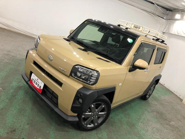 タフトGターボ 走行32275キロ/車検整備付/ルーフキャリア一年保証・走行距離無制限走行32275キロ 車検整備付 フルセグナビ 全周囲カメラ ドラレコ クリアランスソナー LEDヘッドライト シートヒーター(埼玉県)の中古車