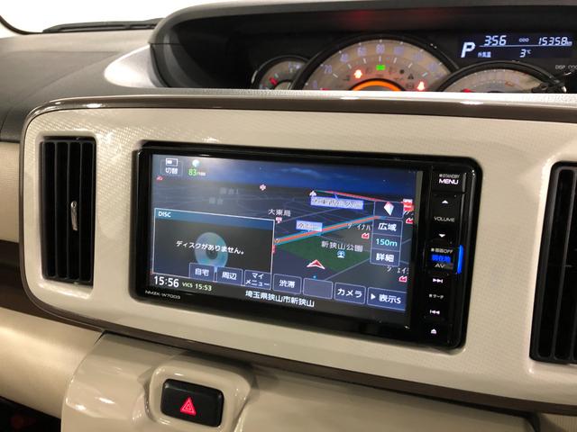 ムーヴキャンバスＧホワイトアクセントＶＳ　ＳＡ３　走行１５３５８キロ／ナビ一年保証・走行距離無制限走行１５３５８キロ　フルセグナビ　ブルートゥース　全周囲カメラ　クリアランスソナー　オートライト　ＬＥＤヘッドライト　シートヒーター　両側電動スライドドア（埼玉県）の中古車