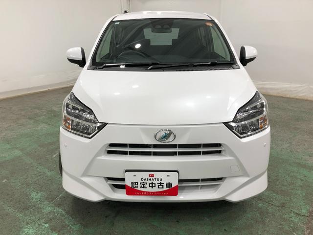 ミライースＸ　ＳＡIII　走行５４６０キロ／ＬＥＤヘッドランプ／マット１年保証距離無制限　走行距離５４６０キロ　純正マット　クリアランスソナー　オートライト　ＬＥＤヘッドランプ　アイドリングストップ　スマートアシスト３　キーレスエントリー（埼玉県）の中古車