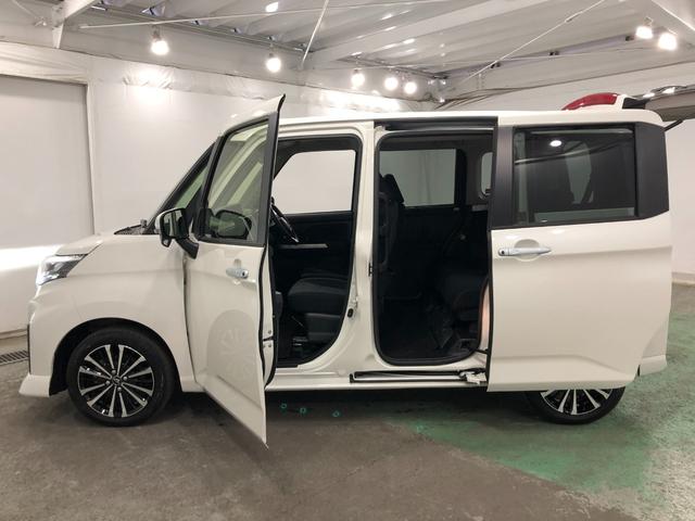 トールカスタムＧ　ターボ　車検整備付／走行５４９３９キロ／マット１年保証距離無制限　走行距離５４９３９キロ　マット　ＬＥＤヘッドランプ　アイドリングストップ　両側電動スライドドア　オート格納式ドアミラー　電動パーキングブレーキ　キーフリー（埼玉県）の中古車