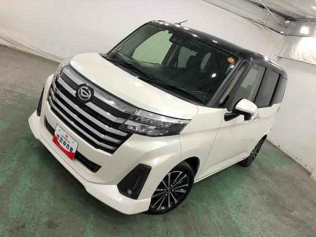 トールカスタムＧ　ターボ　雹害／車検整備付／走行６９７４６キロ１年保証距離無制限　走行距離６９７４６キロ　純正フルセグナビ　バックカメラ　ドラレコ　純正マット　ＬＥＤヘッドランプ　アイドリングストップ　両側電動スライドドア　オート格納式ドアミラー　キーフリー（埼玉県）の中古車