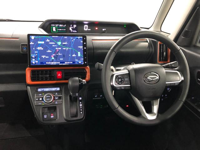 タントファンクロスターボ 走行57463キロ/雹害/車検整備付一年保証・走行距離無制限走行57463キロ 車検整備付 フルセグナビ ブルートゥース バックカメラ ドラレコ クリアランスソナー LEDヘッドライト シートヒーター 両側電動スライドドア(東京都)の中古車