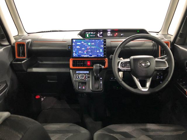 タントファンクロスターボ 走行57463キロ/雹害/車検整備付一年保証・走行距離無制限走行57463キロ 車検整備付 フルセグナビ ブルートゥース バックカメラ ドラレコ クリアランスソナー LEDヘッドライト シートヒーター 両側電動スライドドア(東京都)の中古車