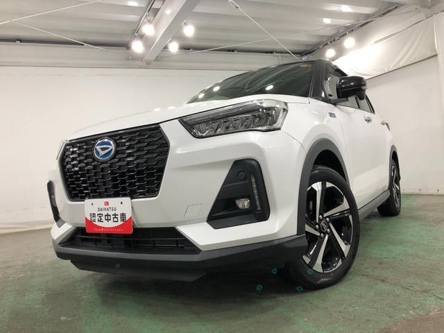 ロッキープレミアムG HEV 走行54810キロ/9型ナビ/マット1年保証距離無制限 走行距離54810キロ 純正フルセグナビ パノラマモニター 純正マット サイドエアバッグ LEDヘッドランプ アイドリングストップ シートヒーター オート格納式ドアミラー(埼玉県)の中古車