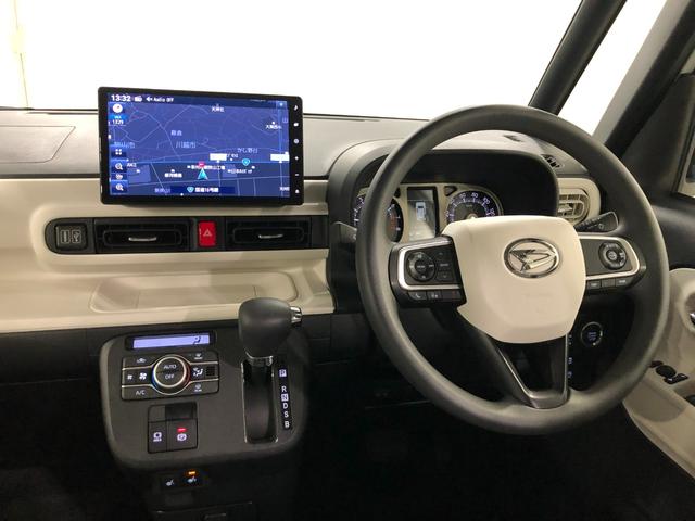 ムーヴキャンバスストライプスＧターボ　走行７９６１キロ／純正９インチナビ一年保証・走行距離無制限走行７９６１キロ　フルセグナビ　ブルートゥース　バックカメラ　ＥＴＣ　クリアランスソナー　オートライト　ＬＥＤヘッドライト　シートヒーター　両側電動スライドドア（埼玉県）の中古車