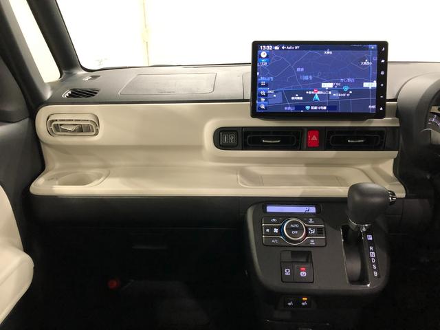 ムーヴキャンバスストライプスＧターボ　走行７９６１キロ／純正９インチナビ一年保証・走行距離無制限走行７９６１キロ　フルセグナビ　ブルートゥース　バックカメラ　ＥＴＣ　クリアランスソナー　オートライト　ＬＥＤヘッドライト　シートヒーター　両側電動スライドドア（埼玉県）の中古車