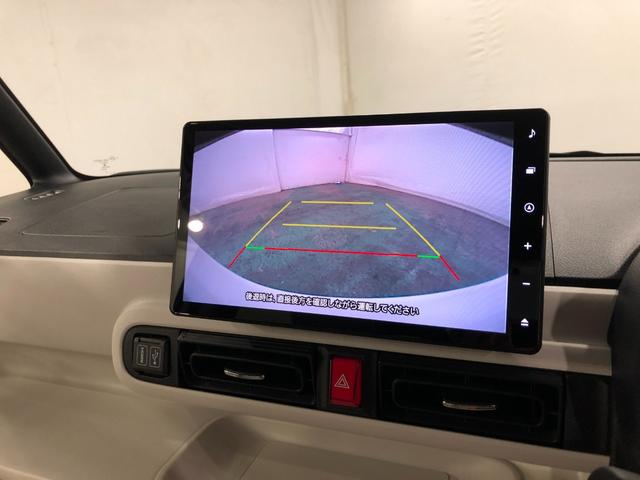 ムーヴキャンバスストライプスＧターボ　走行７９６１キロ／純正９インチナビ一年保証・走行距離無制限走行７９６１キロ　フルセグナビ　ブルートゥース　バックカメラ　ＥＴＣ　クリアランスソナー　オートライト　ＬＥＤヘッドライト　シートヒーター　両側電動スライドドア（埼玉県）の中古車