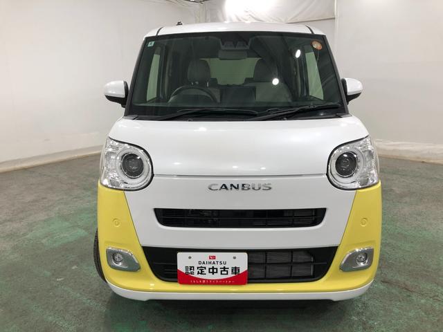 ムーヴキャンバスストライプスＧターボ　走行７９６１キロ／純正９インチナビ一年保証・走行距離無制限走行７９６１キロ　フルセグナビ　ブルートゥース　バックカメラ　ＥＴＣ　クリアランスソナー　オートライト　ＬＥＤヘッドライト　シートヒーター　両側電動スライドドア（埼玉県）の中古車