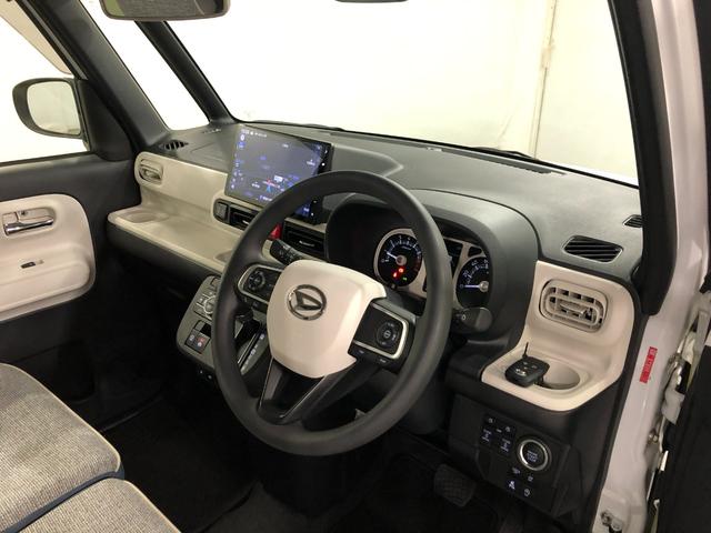 ムーヴキャンバスストライプスＧターボ　走行７９６１キロ／純正９インチナビ一年保証・走行距離無制限走行７９６１キロ　フルセグナビ　ブルートゥース　バックカメラ　ＥＴＣ　クリアランスソナー　オートライト　ＬＥＤヘッドライト　シートヒーター　両側電動スライドドア（埼玉県）の中古車