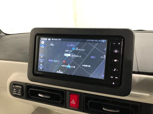 ムーヴキャンバスストライプスＧ　走行２４５２３キロ／車検整備付／ナビ一年保証・走行距離無制限走行２４５２３キロ　フルセグナビ　ブルートゥース　バックカメラ　ドラレコ　クリアランスソナー　オートライト　ＬＥＤヘッドライト　シートヒーター　両側電動スライドドア（埼玉県）の中古車