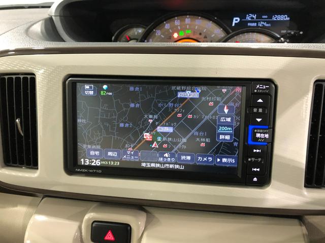 ムーヴキャンバスＧメイクアップＶＳ　ＳＡIII　走行１２８８０キロ／純正ナビ１年保証距離無制限　走行距離１２８８０キロ　純正フルセグナビ　パノラマモニター　純正マット　サイドエアバッグ　ＬＥＤヘッドランプ　アイドリングストップ　シートヒーター　両側電動スライドドア　キーフリー（埼玉県）の中古車