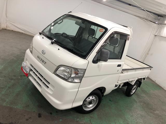 ハイゼットトラックエアコン・パワステ ツインカムスペシャル一年保証・走行距離無制限走行73730キロ 車検整備付 純正カーペットマット 4WD エアコン パワステ マニュアル FMAMラジオ(埼玉県)の中古車