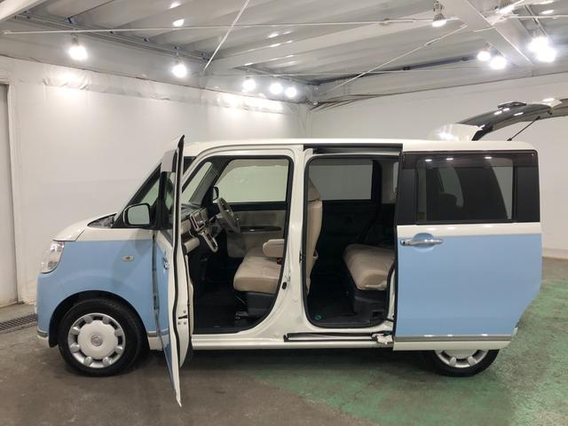 ムーヴキャンバスＸリミテッドメイクアップ　ＳＡII　走行１７２２０キロ／ナビ一年保証・走行距離無制限走行１７２２０キロ　フルセグナビ　ブルートゥース　バックカメラ　ＥＴＣ　サイドエアバック　オートライト　両側電動スライドドア（埼玉県）の中古車