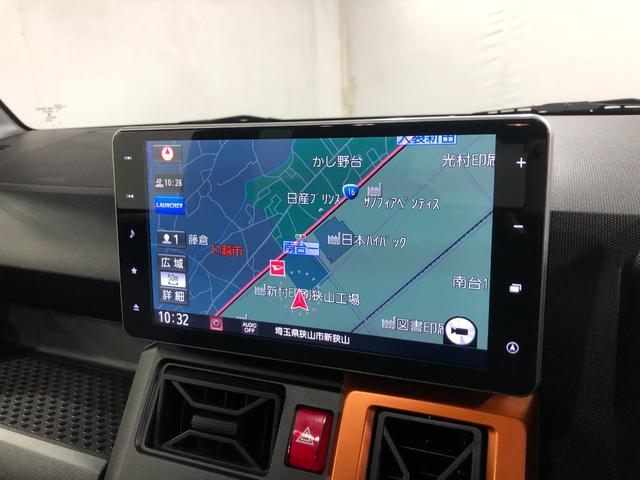 タフトＧターボ　純正９インチナビ　ドラレコ　パノラマモニター純正９インチフルセグナビ　パノラマモニター　ナビ連動ドラレコ　ＥＴＣ　ブルートゥース　クリアランスソナー　オートライト　ＬＥＤヘッドライト　シートヒーター　一年保証・走行距離無制限走行３２６０６キロ（埼玉県）の中古車