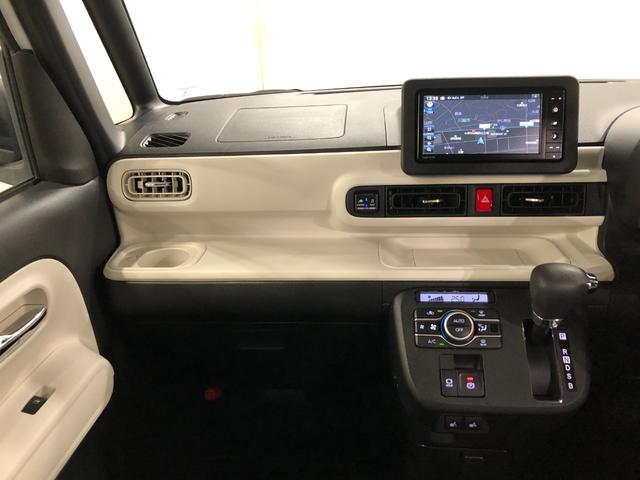 ムーヴキャンバスストライプスGターボ 走行6645キロ/ナビ/ドラレコ一年保証・走行距離無制限走行6645キロ フルセグナビ ブルートゥース バックカメラ ドラレコ ETC クリアランスソナー オートライト LEDヘッドライト シートヒーター 両側電動スライドドア(埼玉県)の中古車