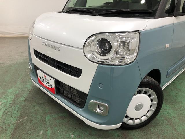 ムーヴキャンバスストライプスGターボ 走行6645キロ/ナビ/ドラレコ一年保証・走行距離無制限走行6645キロ フルセグナビ ブルートゥース バックカメラ ドラレコ ETC クリアランスソナー オートライト LEDヘッドライト シートヒーター 両側電動スライドドア(埼玉県)の中古車